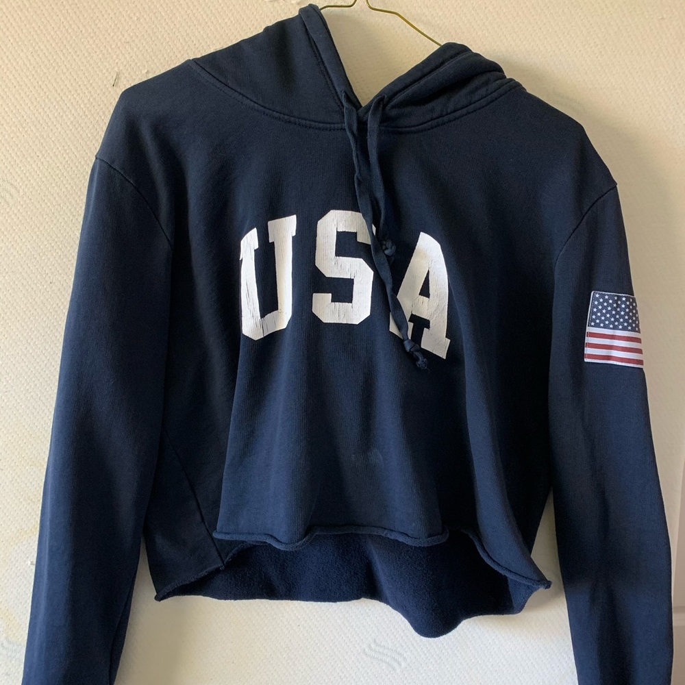 BRANDY MELVILLE CROPPED HOODIE